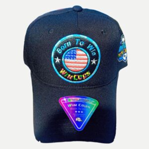 Gorra WinCaps Black - Edición "USA Glory" (Parche Bordado)