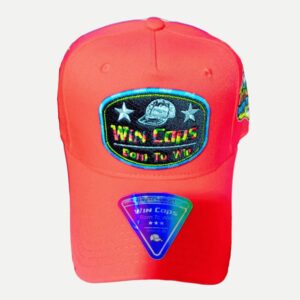 Gorra WinCaps Red - Edición "Retro Neon" (Parche Bordado)